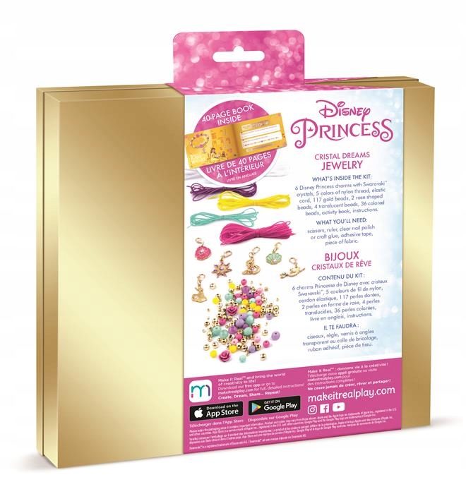 MAKE IT REAL ZESTAW DO ROBIENIA BRANSOLETEK DISNEY Płeć dziewczynki