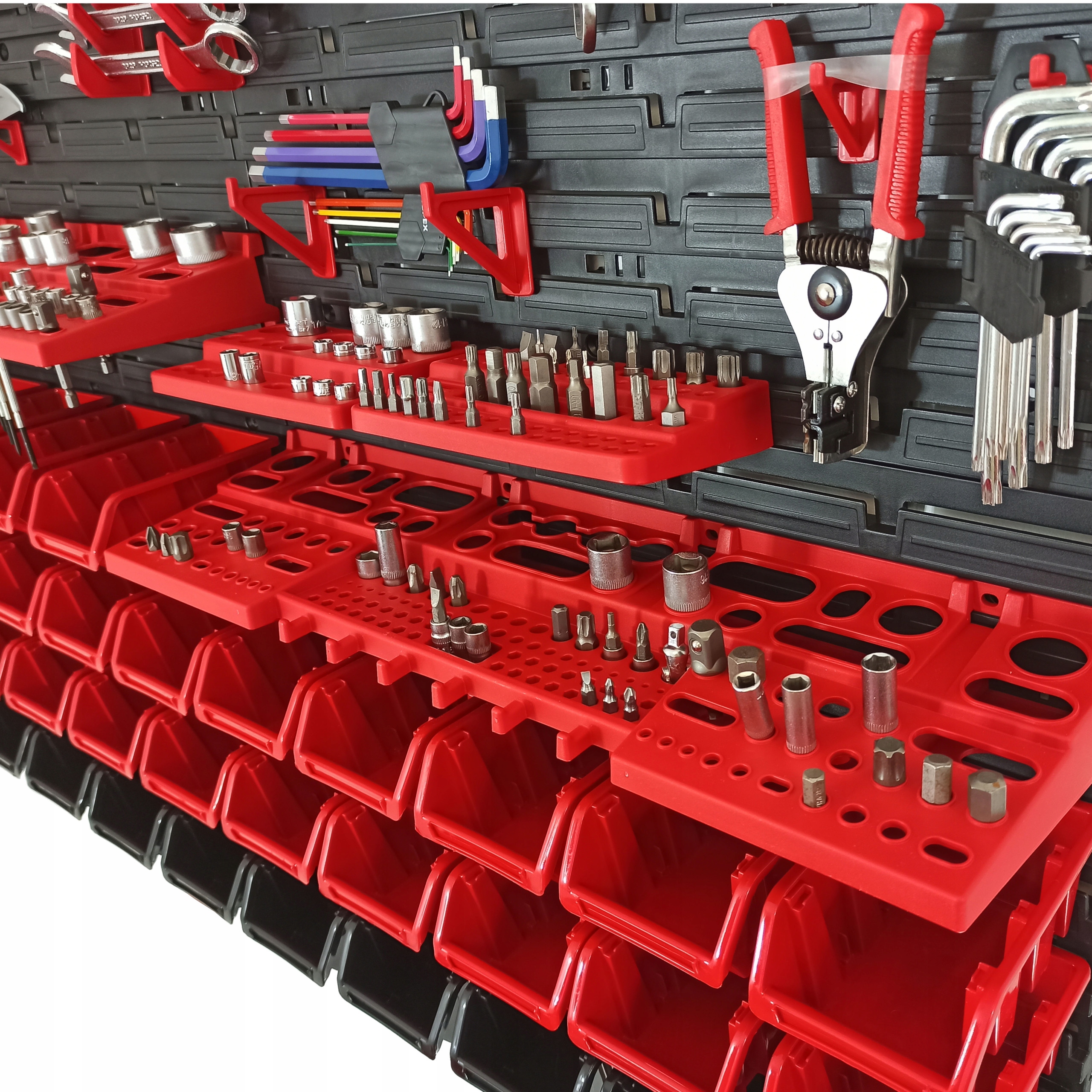 Tablica narzędziowa warsztatowa 115x78cm 38 kuwet Rodzaj tablica z elementami