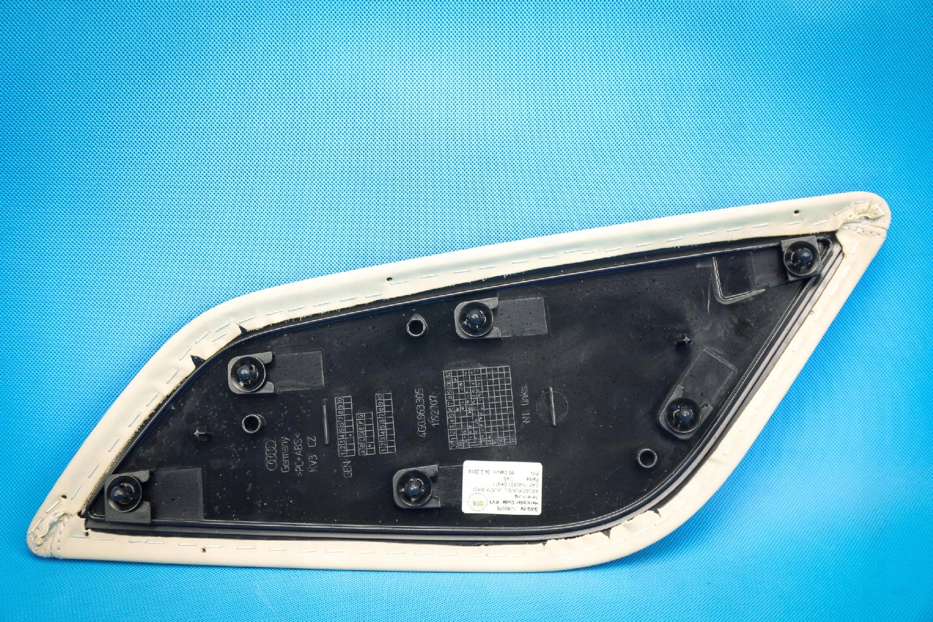 Blende Abdeckung tunelu Leder Audi A6 A7 4G0863305D CA5