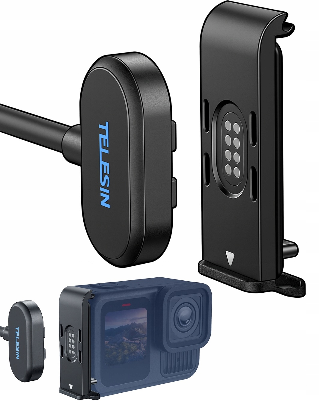 Klapka Záslepka baterie Magnetický kabel Usb-c GoPro Hero 9 10 11 12 13