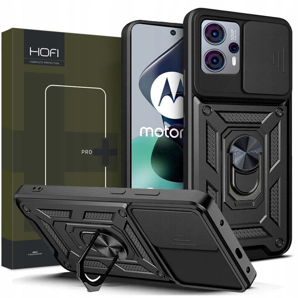 

Camshield Etui Ring Case Na Moto G13 G23 Szkło