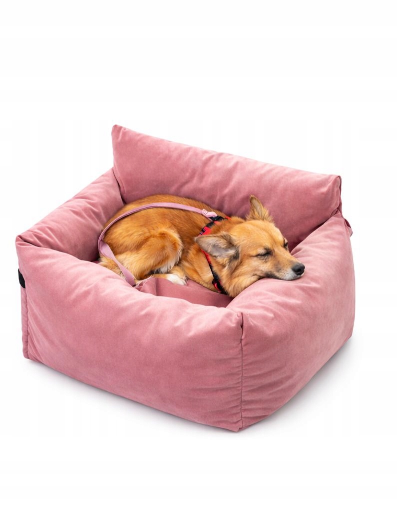 Levně Autosedačka pro psa 2v1 Pelíšek do auta připevněné pásem Bezpečný