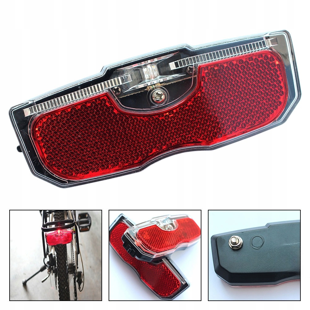 ŚWIATŁO OSTRZEGAWCZE TYLNE ROWERU ŚWIATŁO ODBLASKOWE SZPRYCHY BEZ BATERII Źródło światła brak informacji