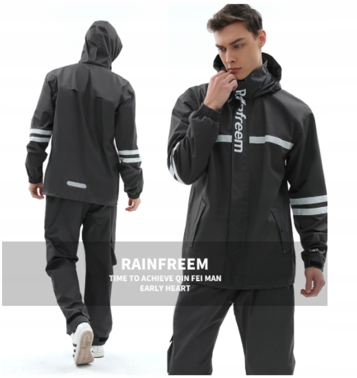 KOMBINEZON PRZECIWDESZCZOWY MOTOCYKLOWY KOMPLET Rozmiar M