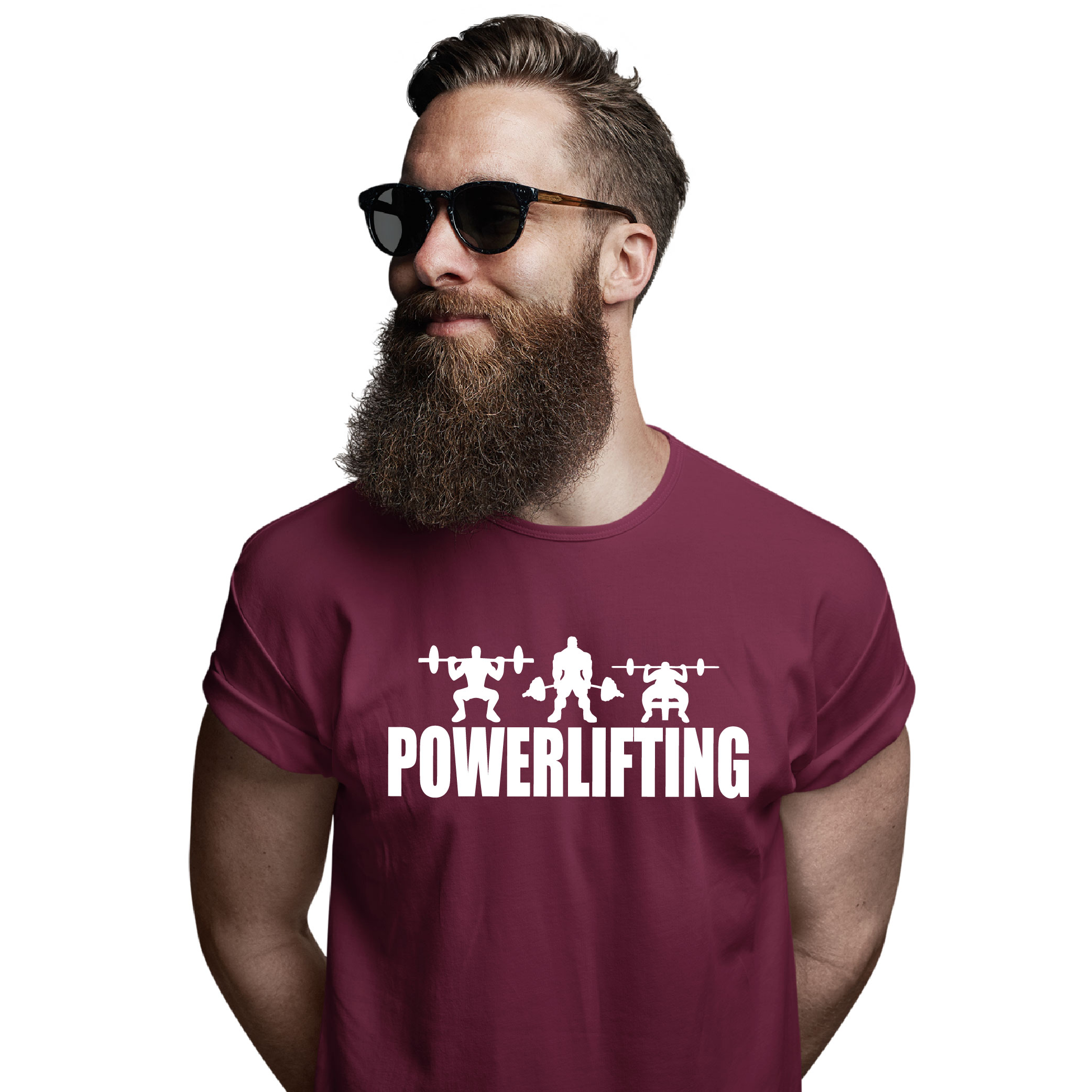 

Koszulka Na Trening Trójbój Powerlifting Siłownia