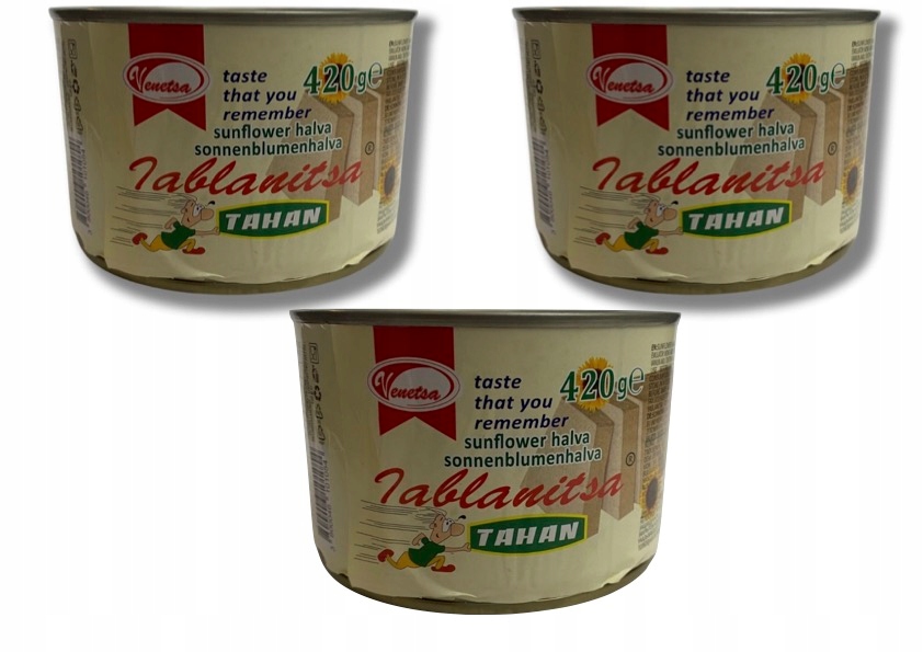 Levně Chalva Tahan Halva Jablanitsa Bulharská Premium konzerva 420 g