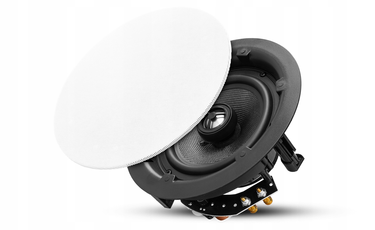 Bezrámečkový stropní reproduktor 150 W 8 ohm Laudio Prime 6 Bílý