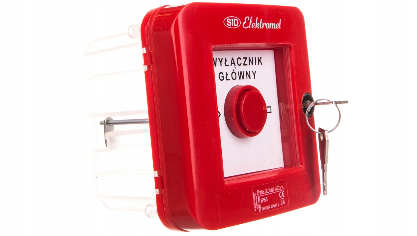 Wyłącznik główny p/t WGZp-1s Elektromet