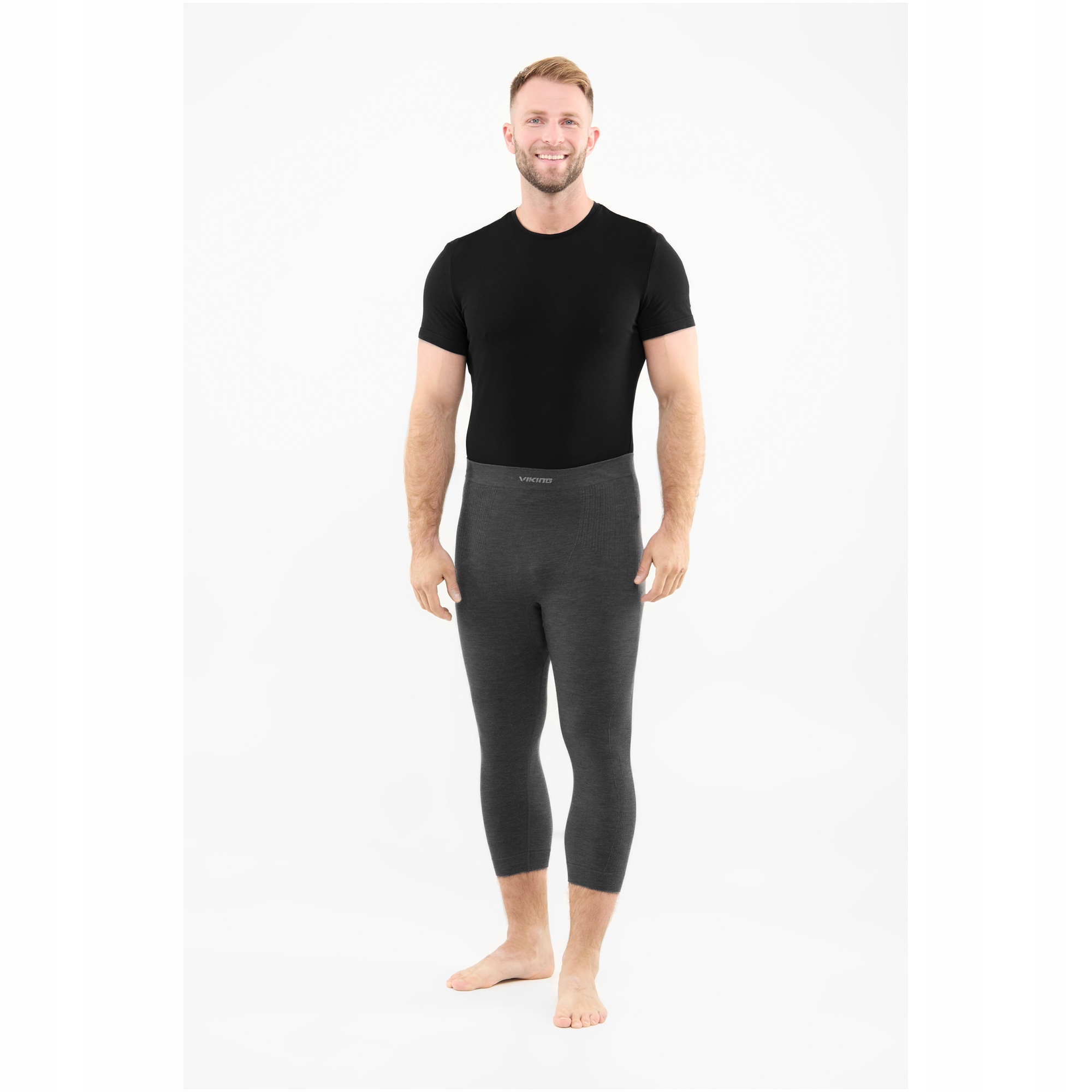 Pánské termoaktivní 3/4 kalhoty Viking Tende PrimaLoft Cashmere šedé vel. XL