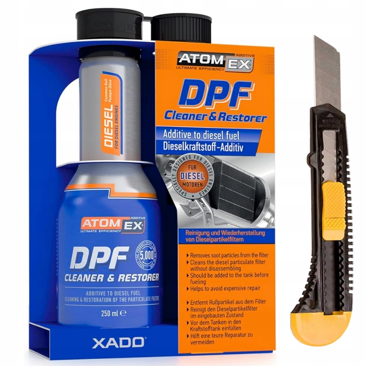 Xado Dpf Cleaner Restorer czyści filtr Dpf/fap, wspomaga układ Vtg w turbo