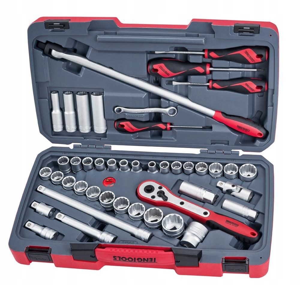 Sada nástrčných kľúčov v metrických palcových veľkostiach Teng Tools T1244