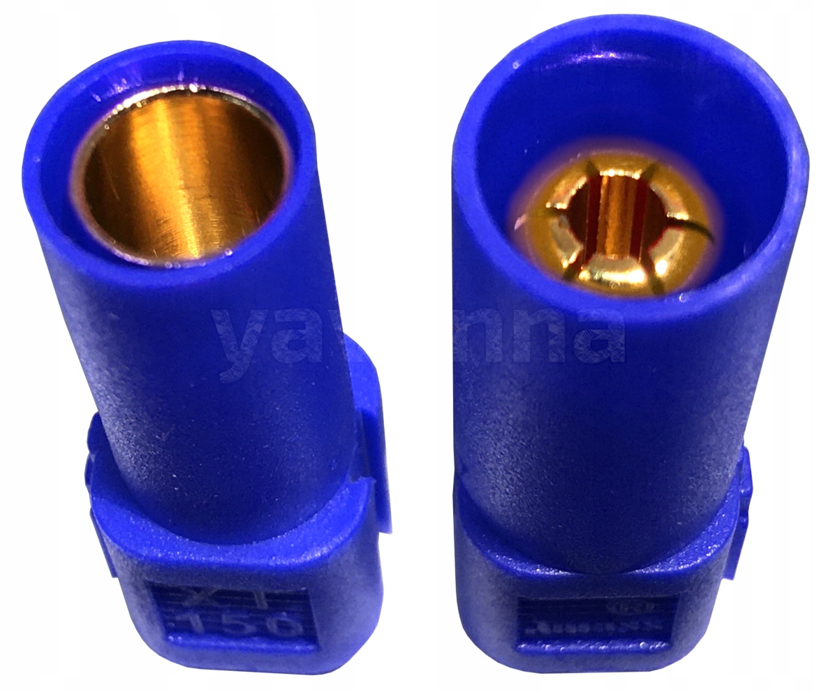 

XT150 złączka konektor para M+F+piny, Bu, Oryginał