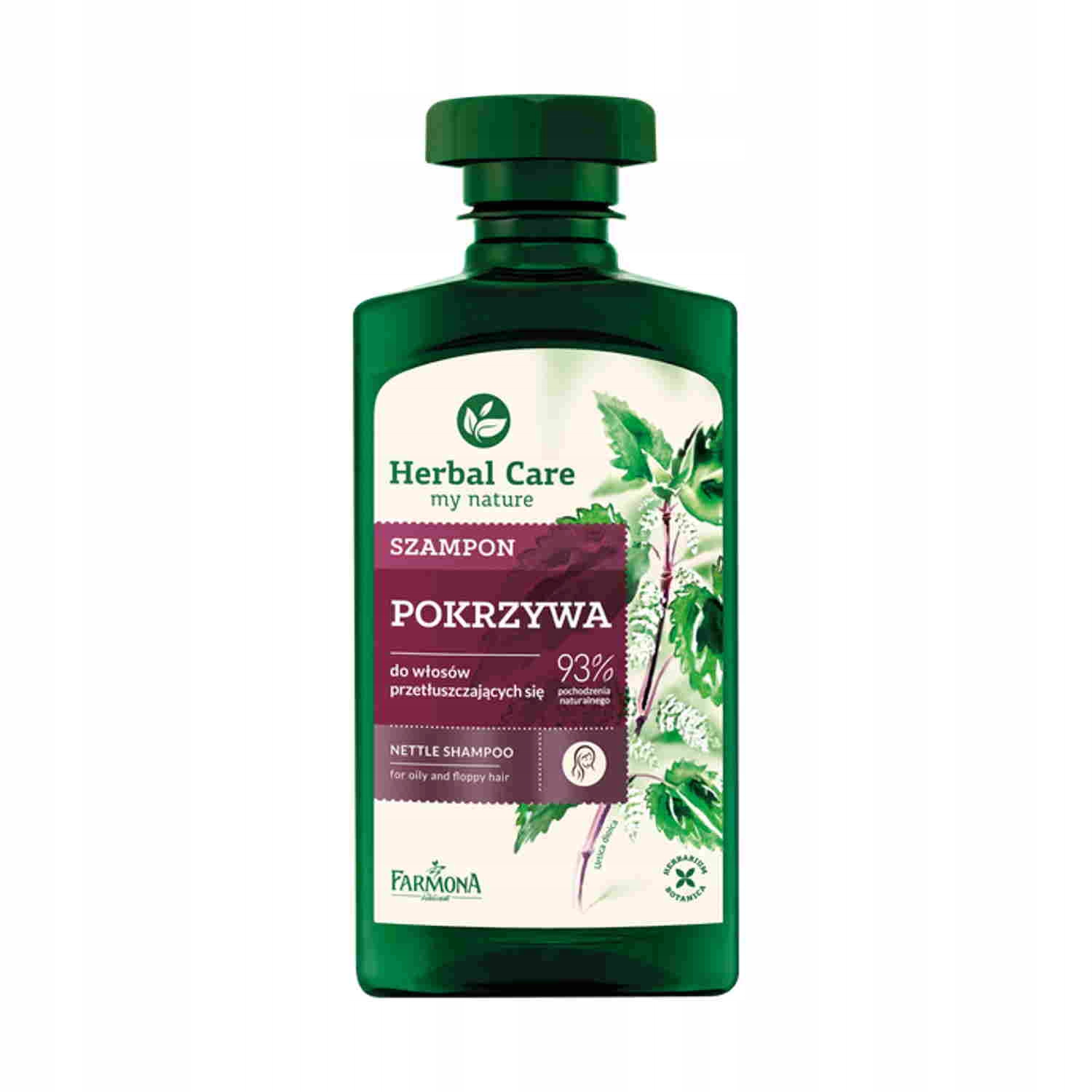 HERBAL CARE SZAMPON POKRZYWA 330ML