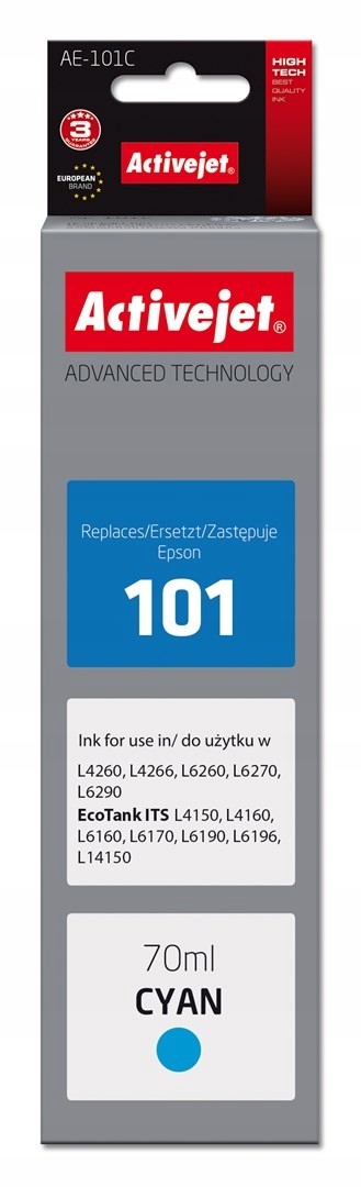 Activejet AE-101C Buteleczka z tuszem z atramentem (zamiennik Epson 101