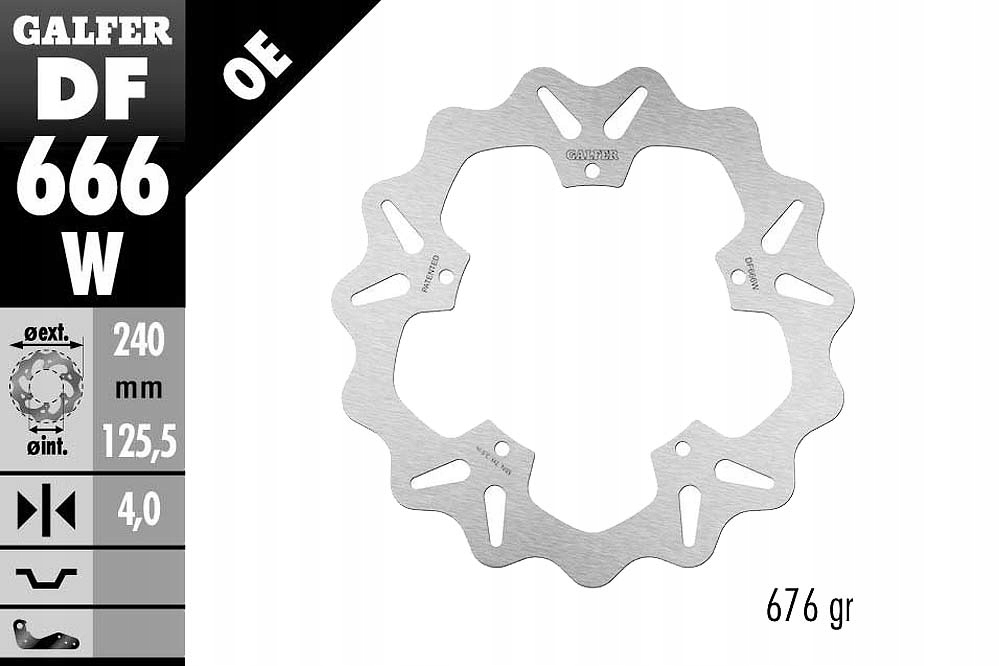 Brzdový kotúč Peugeot Satelis 500 Piaggio Beverly MP3 XEvo X7 X8 X9