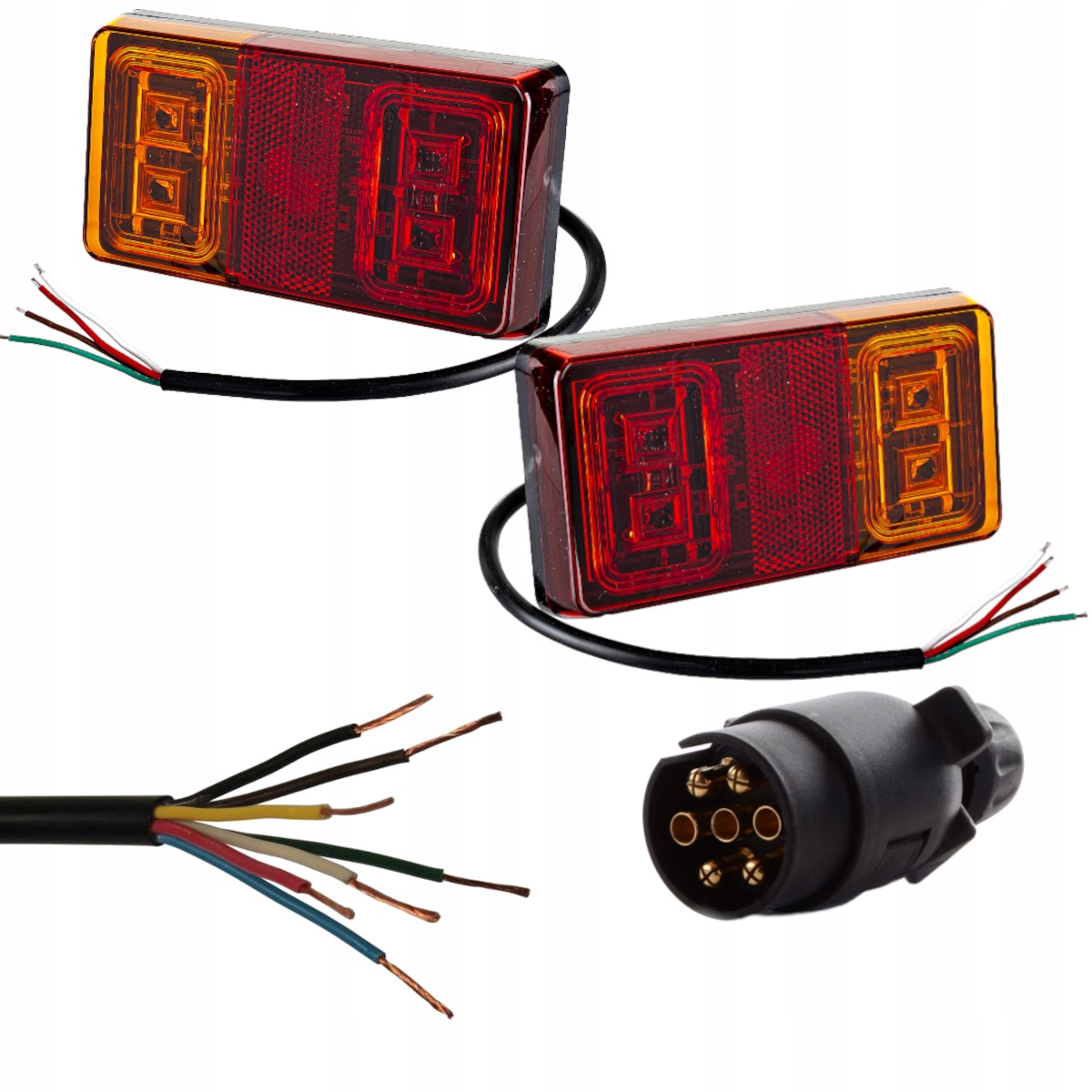 L2295 - Светодиодные фонари прицепы прицепы 8MB комплект