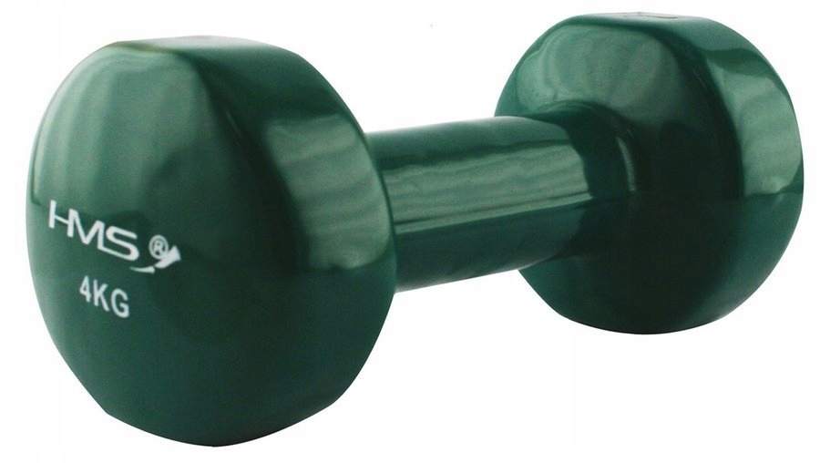 HMS Zestaw Hantli Ciężarków Żeliwnych Pokrytych Winylem 2x4 kg Marka HMS