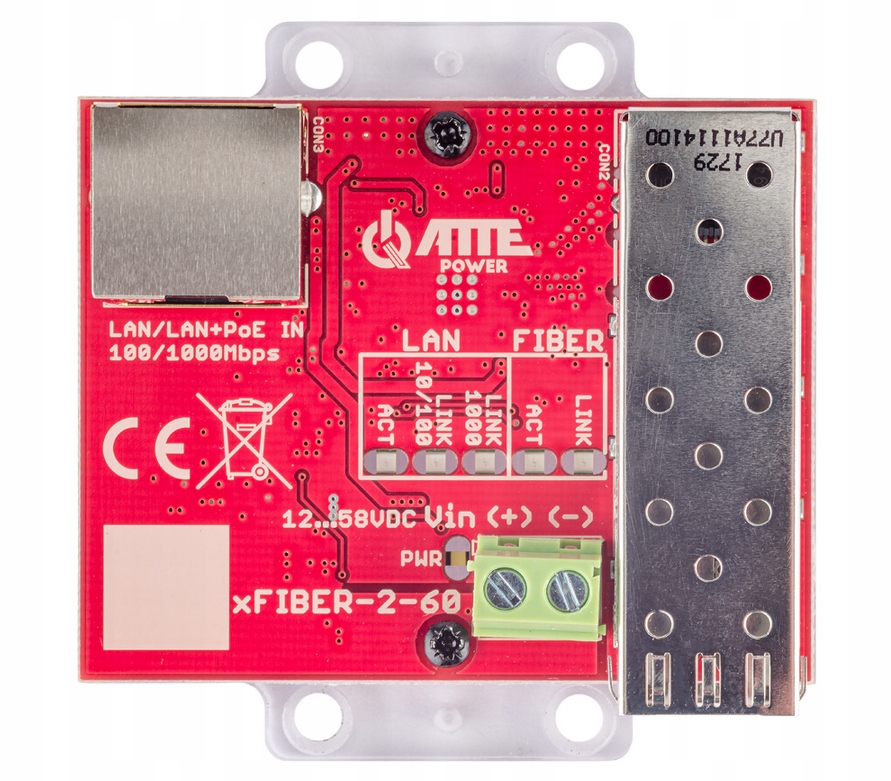 Media konvertor Ethernet xFIBER-2-60 Atte