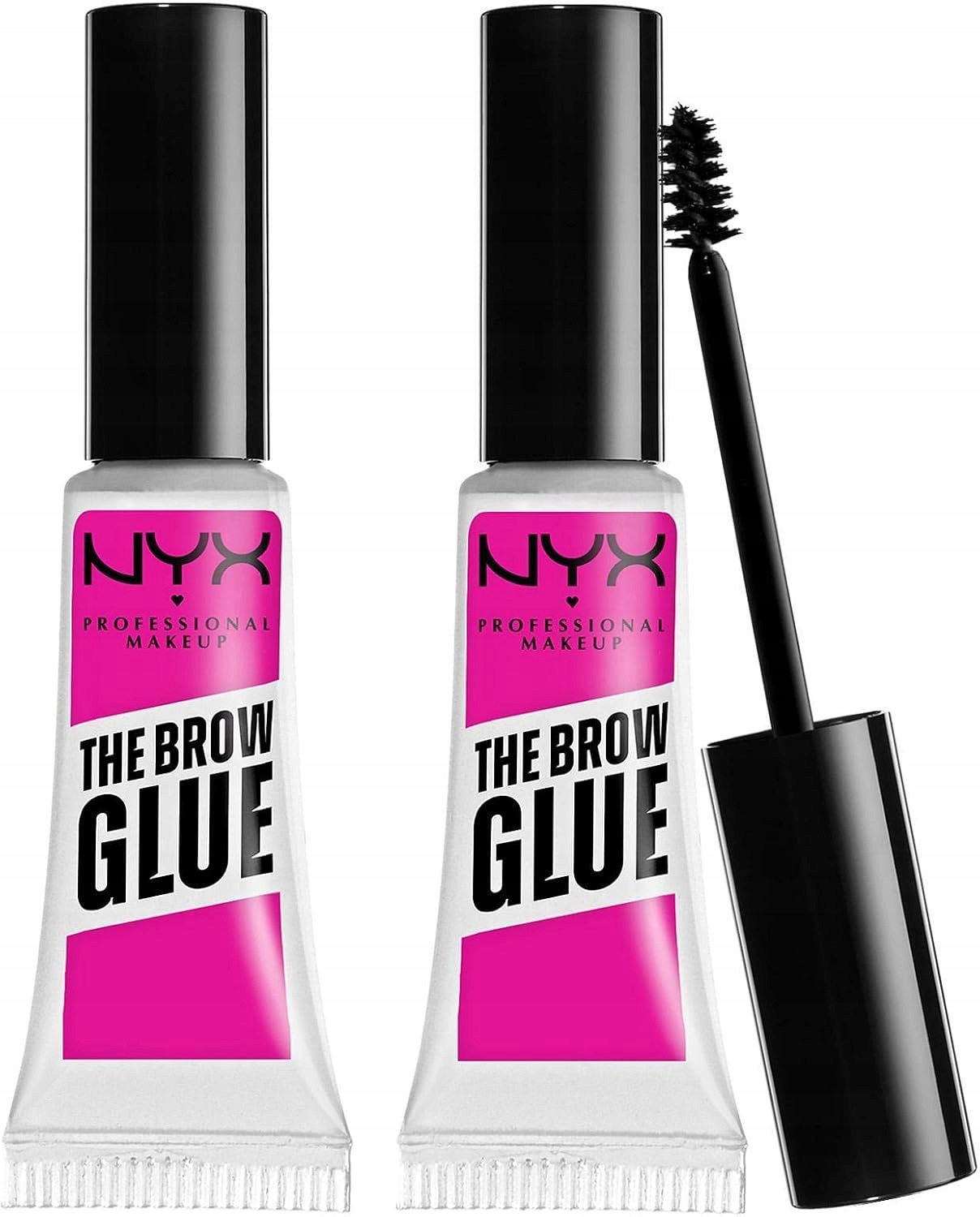 Nyx Professional Makeup Brow Glue Trvalý Průhledný veganský 2 kusy