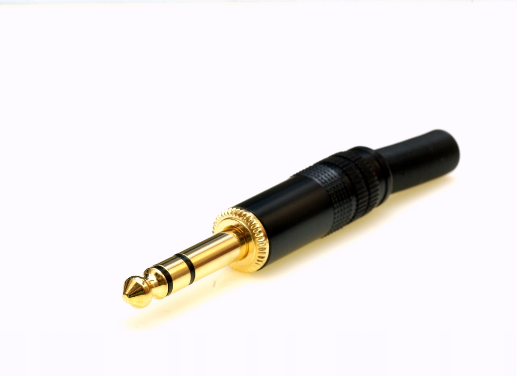 Wtyk JACK 6,3 hi-end metal stereo