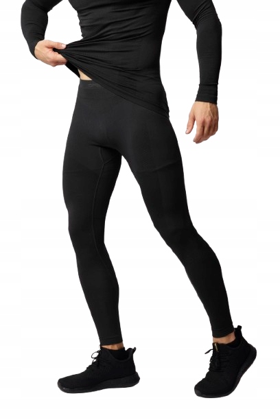 Spaio Pánské legíny, termoaktivní legíny Play, černé vel. S