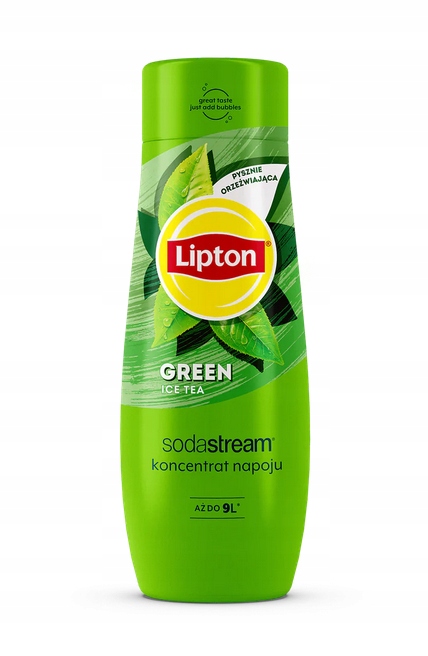 3x Syrop SodaStream Lipton Lemon Ice Tea, Lipton Green Ice Tea, Pepsi Max Stan opakowania oryginalne