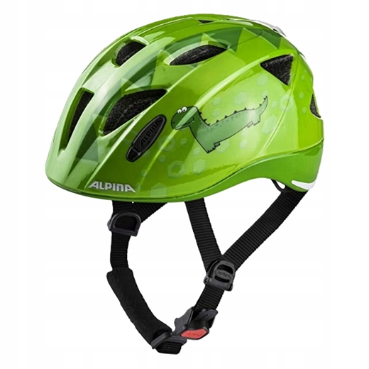 Kask rowerowy dziecięcy Alpina Ximo Flash Dino zielony r. 47-51cm