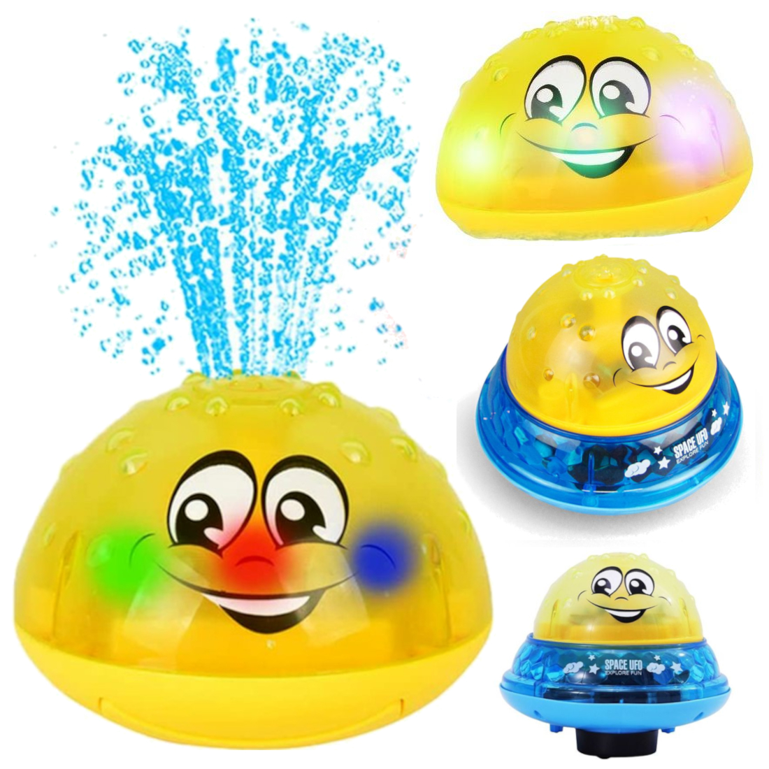 

Pływająca Fontanna do kąpieli kula świeci