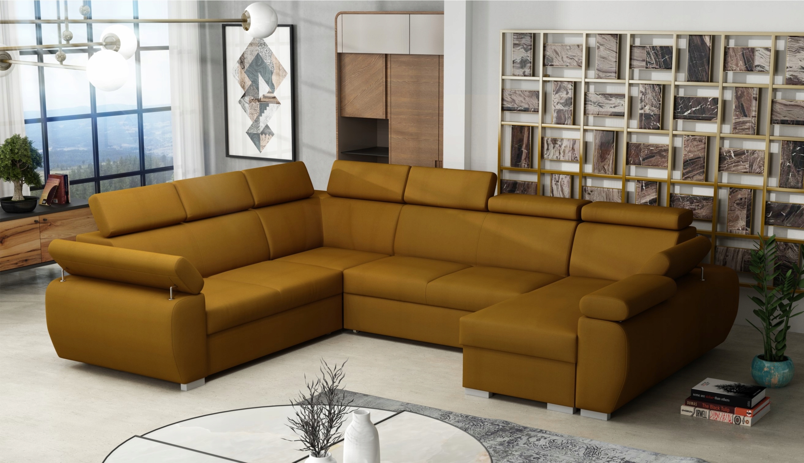 Narożnik PORTLAND III nowoczesna elegancka kanapa Kolekcja MD-N