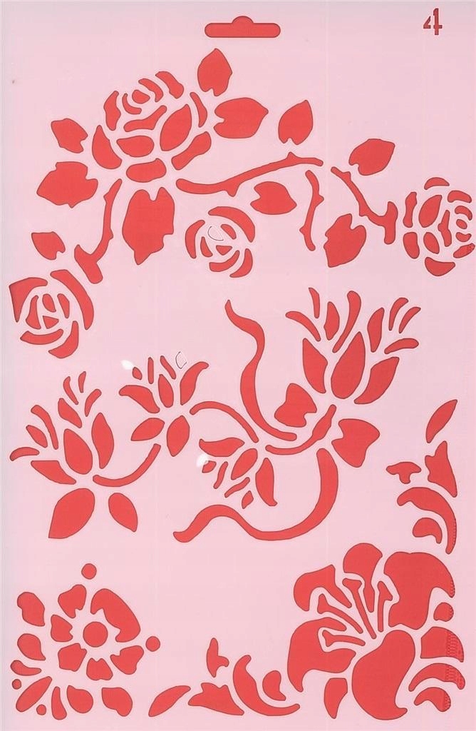 SZABLON 04 ROZKWITAJĄCE KWIATY, KOH-I-NOOR