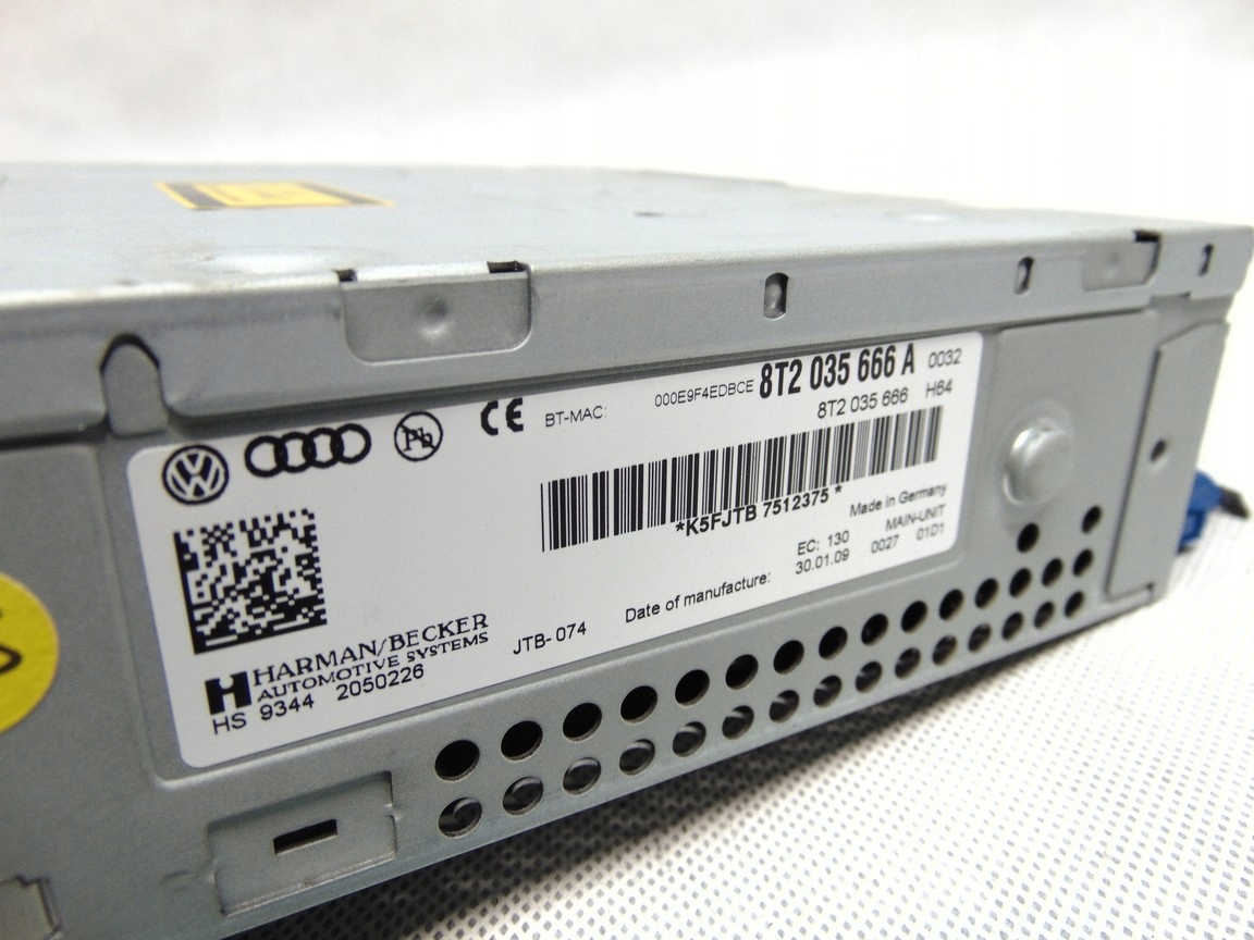 модуль NAVI навигации HARMANN Becker 8T2035666A Audi A5 A4 B8 Q5 8R A6 C6 07-