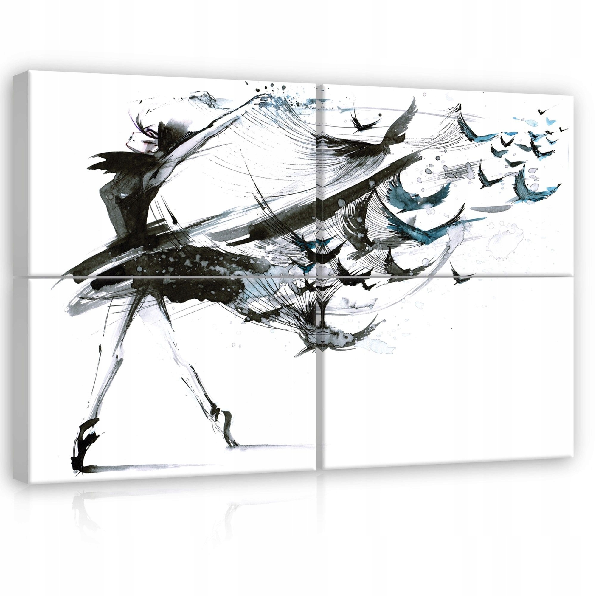 Obraz 120x80 Sloboda letu tanec pohyb elegancia transformácia spánok vtáky