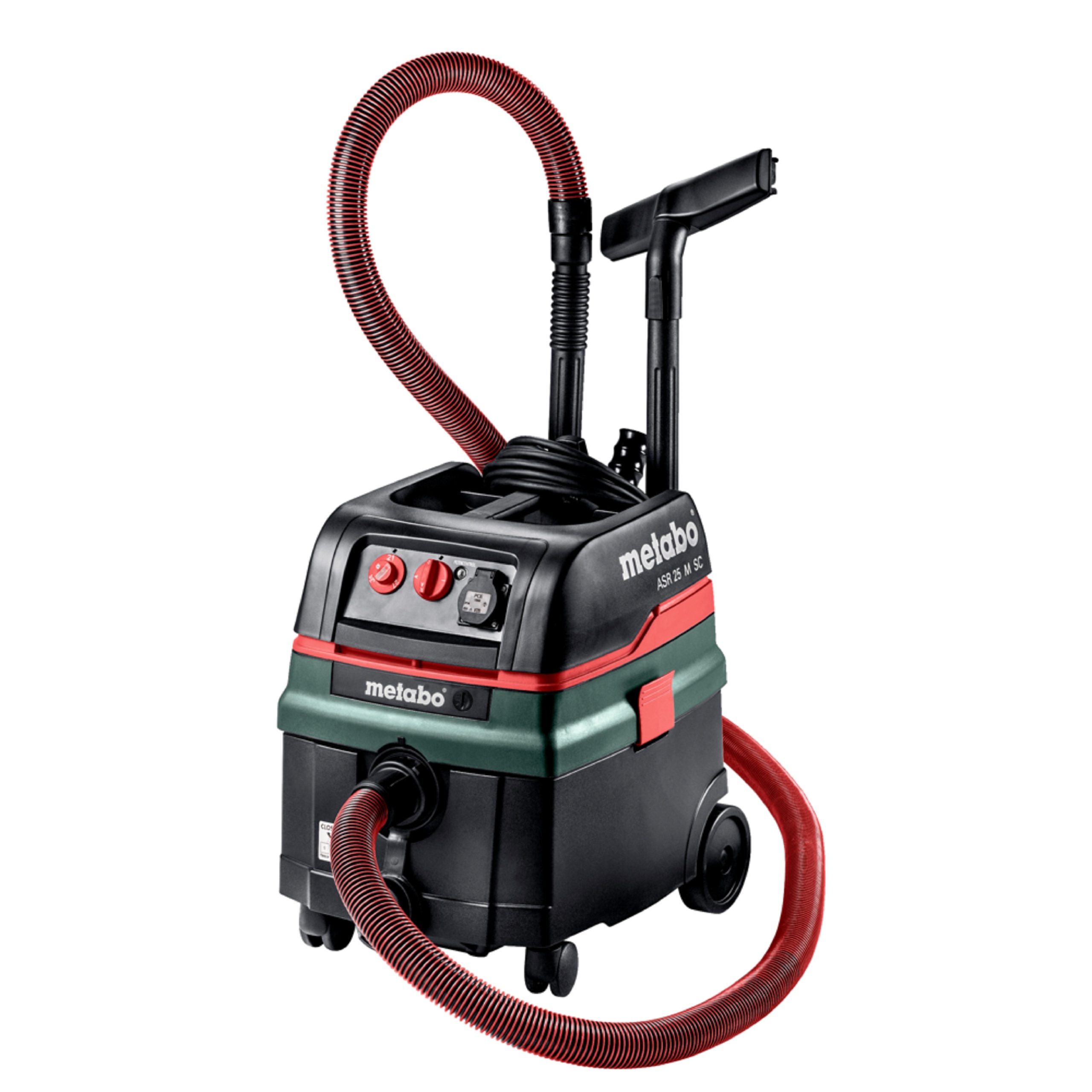 Odkurzacz Budowlany Metabo Asr 25 M Sc 1400W 25L Bezworkowy Przemysłowy