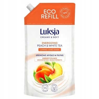 

Luksja mydło w płynie brzoskwinia, zapas, 900ml