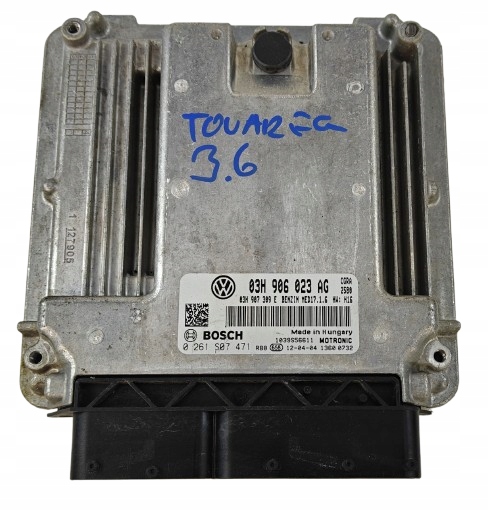 VW Touareg II 2 3.6 FSI 03h906023ag control unit computer of the engine module ECU