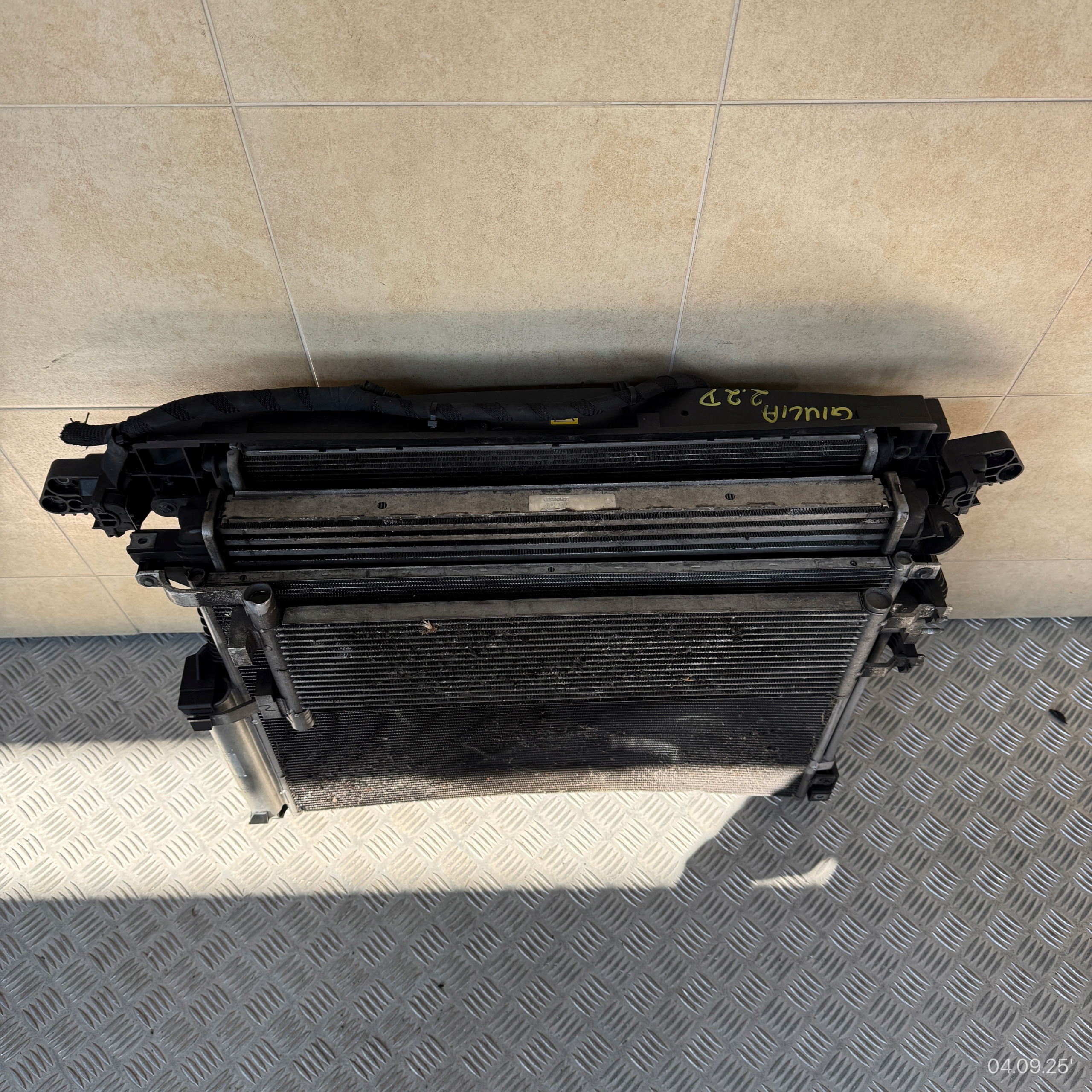 Radiateur Complets ALFA ROMEO GIULIA 2.2. JTD 2019 ROK