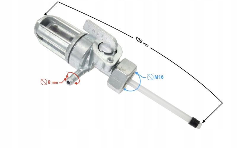 Kranik paliwa do motoroweru Zetka