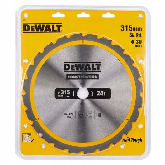 

Piła Tarczowa Do Drewna 315/30MM DT1961-QZ Dewalt