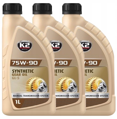 

K2 75W-90 GL5 Syntetyczny Olej Przekładniowy 3L