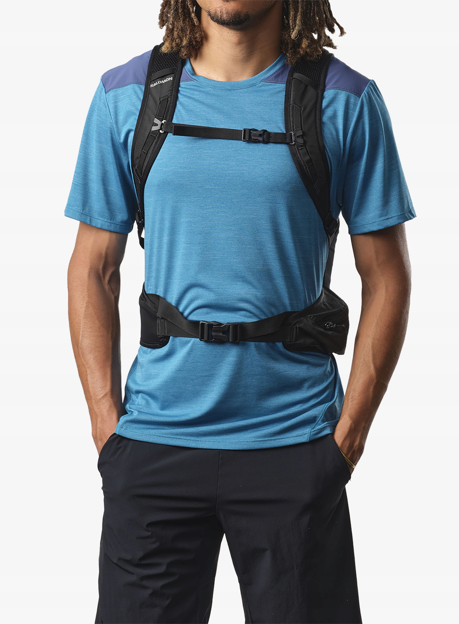 SALOMON Trailblazer 20 Plecak Turystyczny Unisex Lekki Wygodny Czarny — miniatura 14