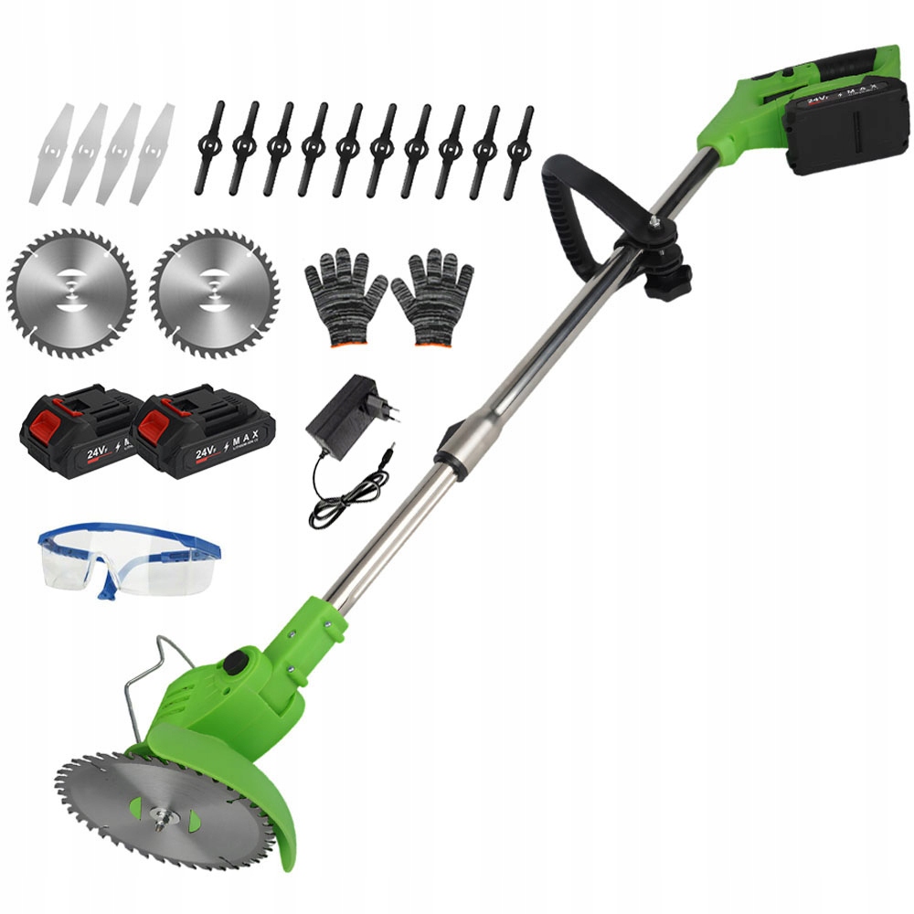 Aku Vyžínač Ruční sekačka Bezdrátová 2xAKU sada nožů