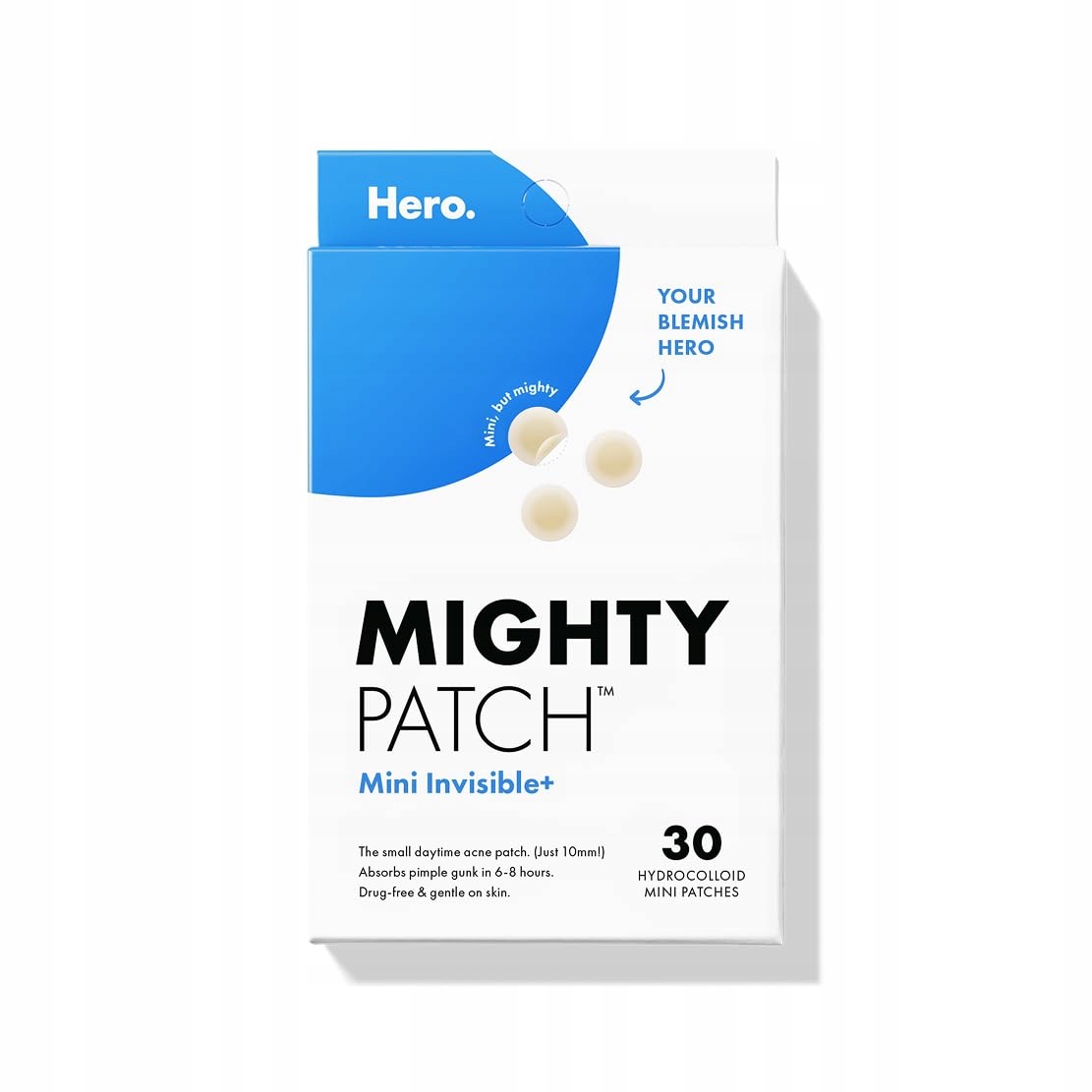 Hero. Mighty Patch Invisible+ przezroczyste plastry na trądzik 30 szt