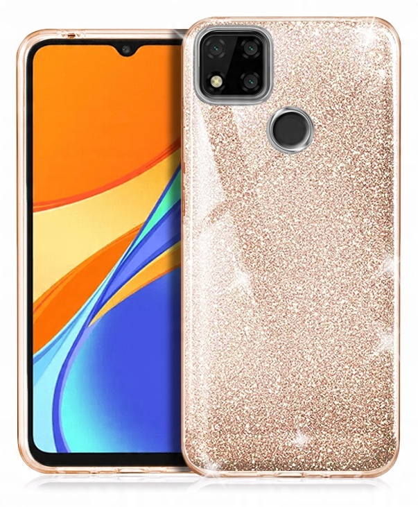 

Etui do Redmi 9C Shining Brokat Szkło