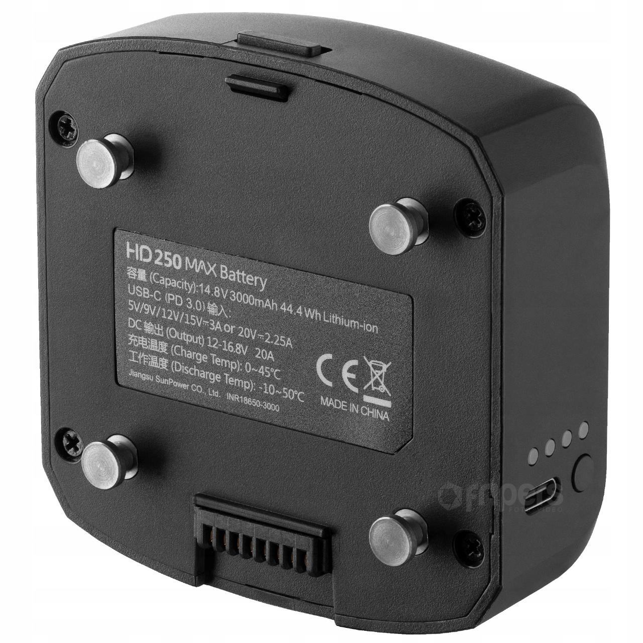 Akumulátor Jinbei HD250MAX 3000 mAh baterie pro blesk