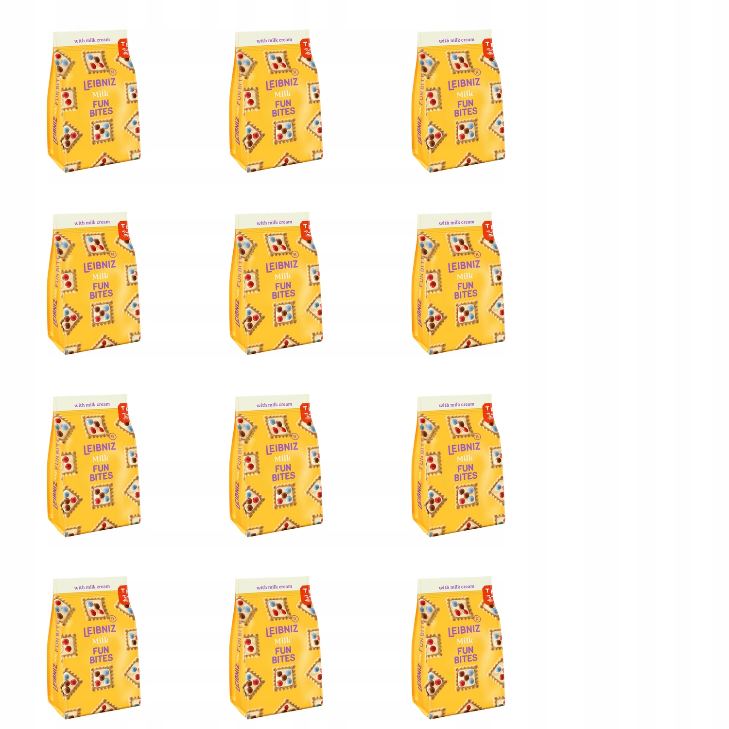 Levně 12 x 100 g Leibniz Sušenky Fun Bites Milk Karton