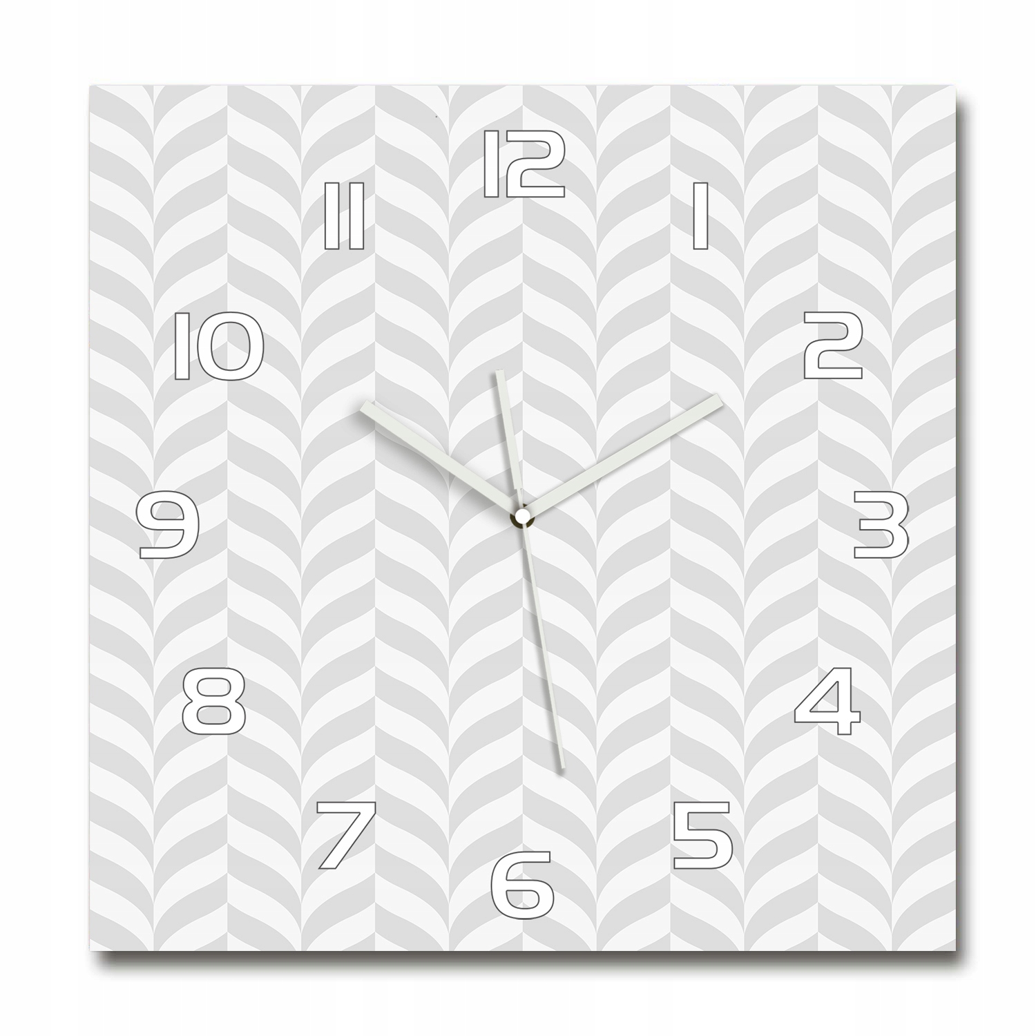 

Duży szklany zegar ścienny Geometryczne tło 60x60