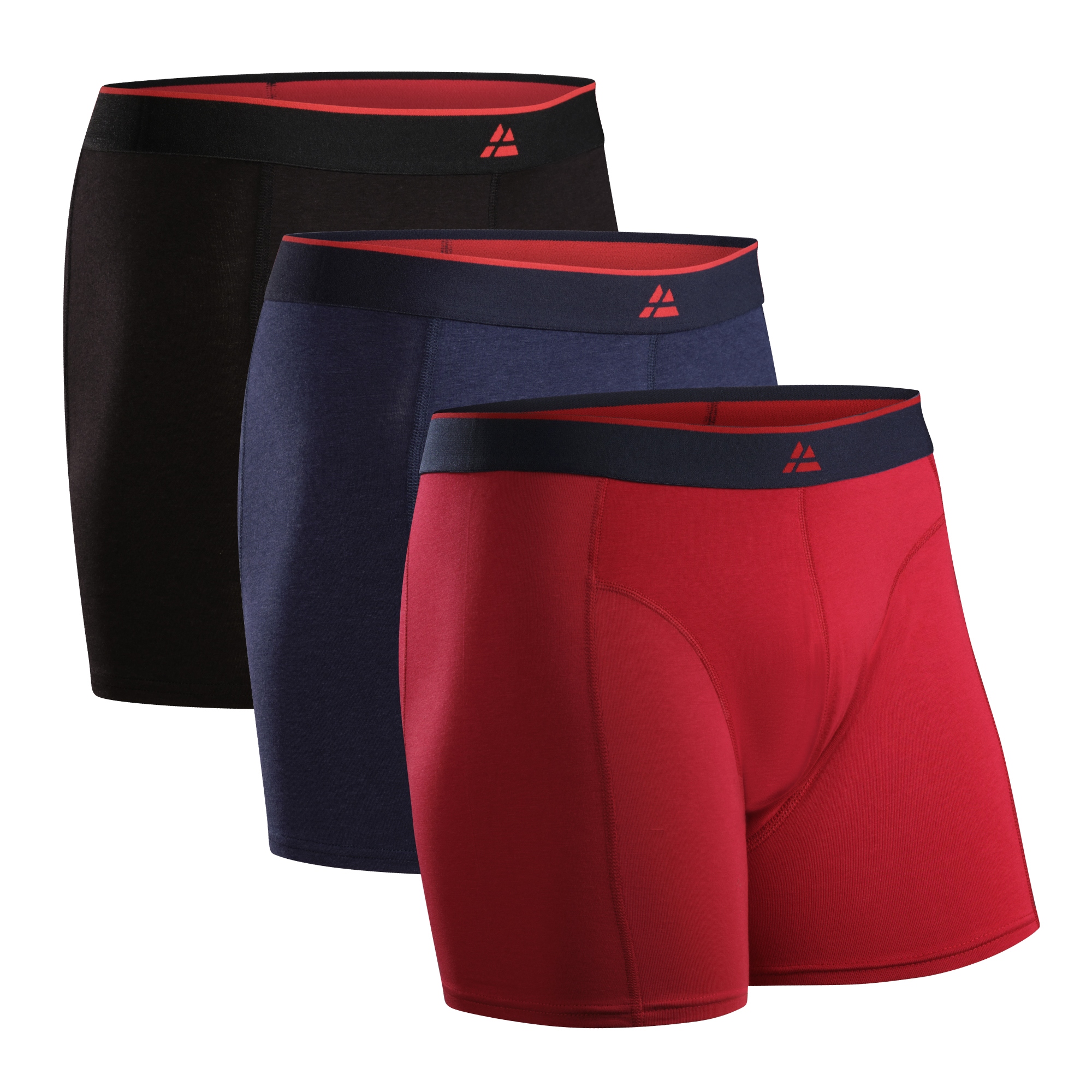 Bambusové boxerky Danish Endurance Pánské spodní prádlo Premium 3-balení M