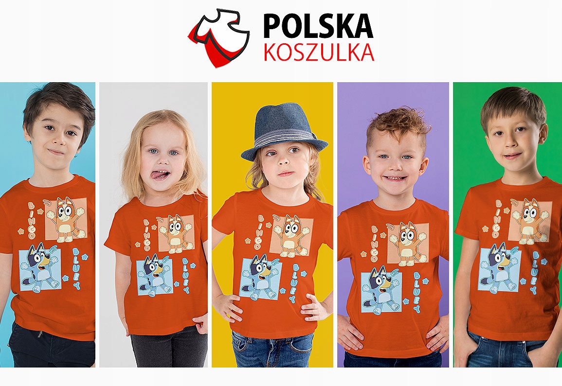 KOSZULKA DZIECIĘCA T-SHIRT DLA DZIECKA BLUEY BLUE 140 PREZENT JAKOŚĆ Liczba sztuk w ofercie 1 szt.