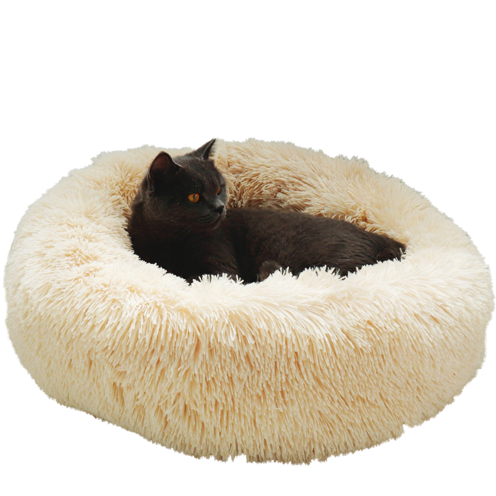 

Legowisko Dla Psa Kot Poduszka Pluszowe 80cm Beż