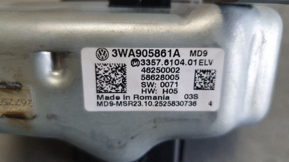 Audi A3 8Y blocking steering wheel steering wheel 3WA905861A